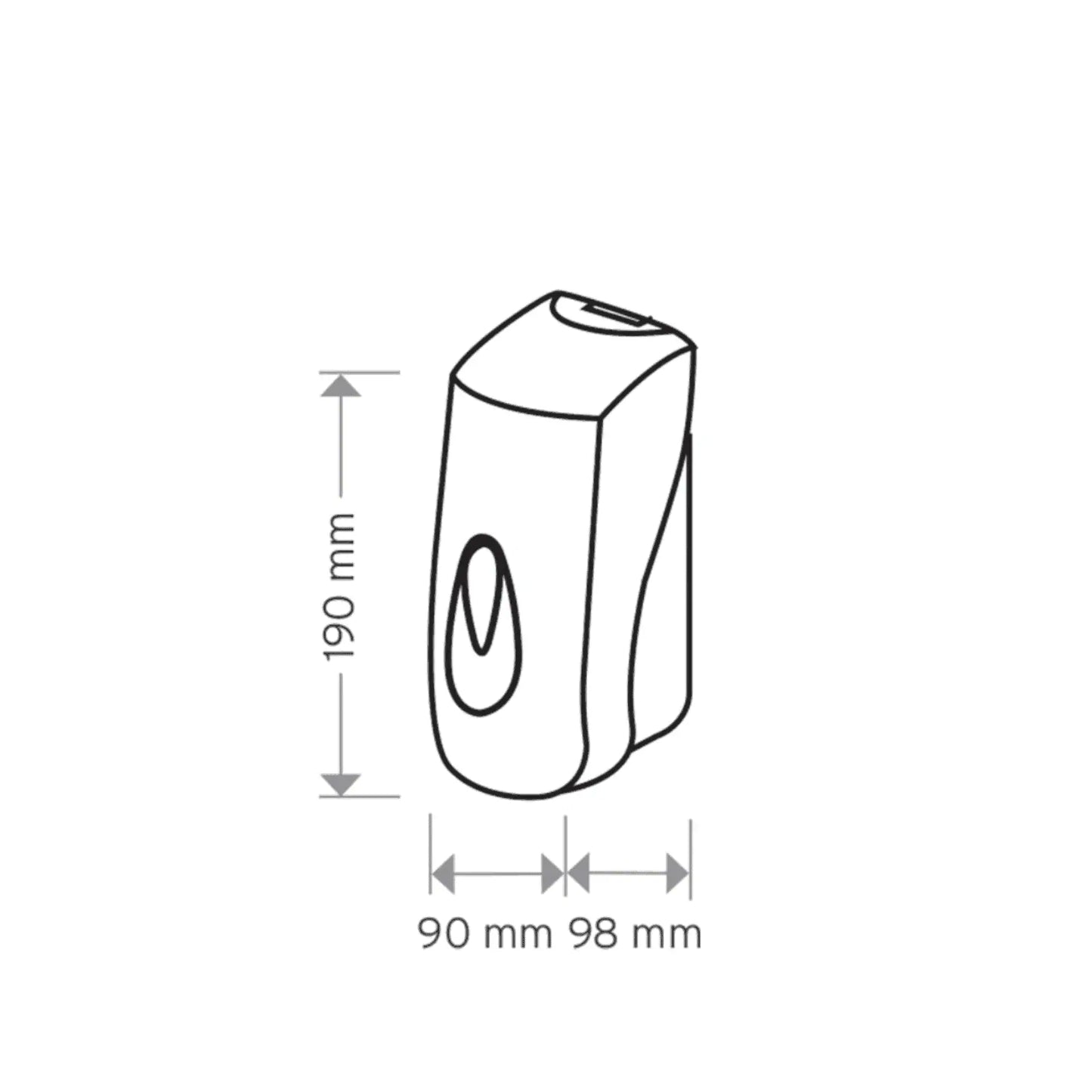 Modular 400ml Foam Refillable Soap Dispenser