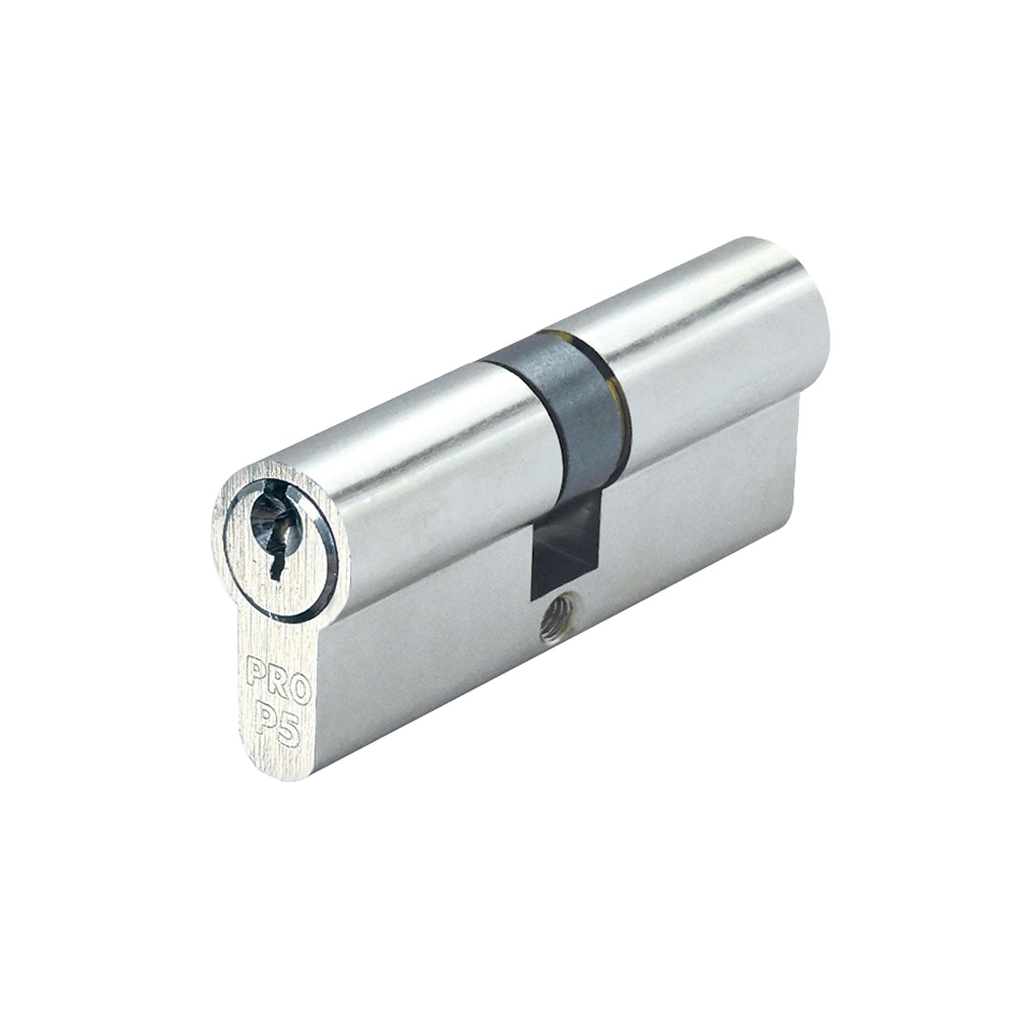P5 40/50mm Euro Double Cylinder Keyed to Differ (Contract) Nickel