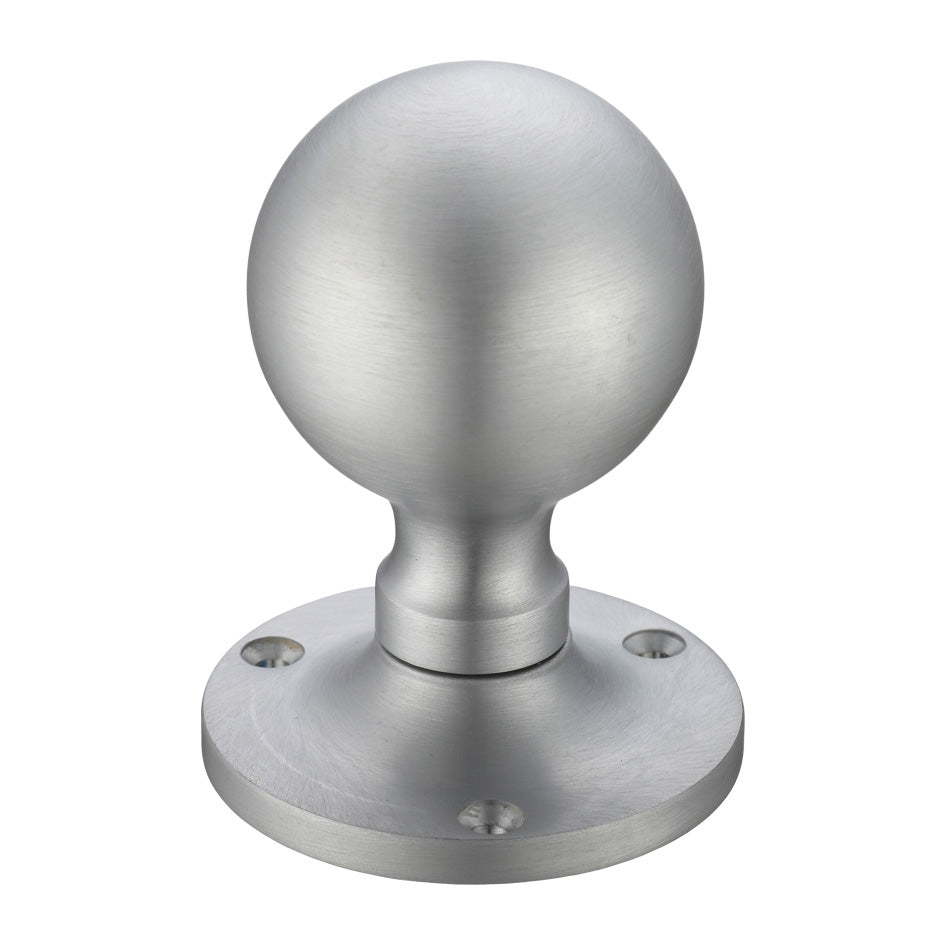 Ball Mortice Knob Furniture 62.5mm Rose Dia