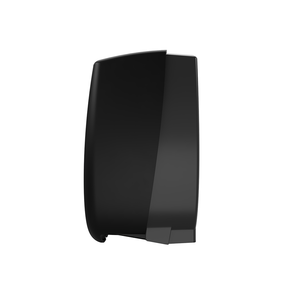 MWS Dispensors Toilet Roll Dispensers Myriad Black Recycled Small 8” Jumbo Dispenser