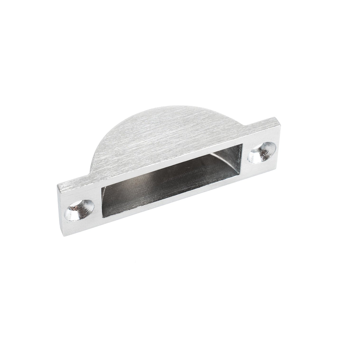 62x19mm Easy Clean Socket t/s ZAS Flush Bolts - c/w Fixings, Satin Chrome Finish