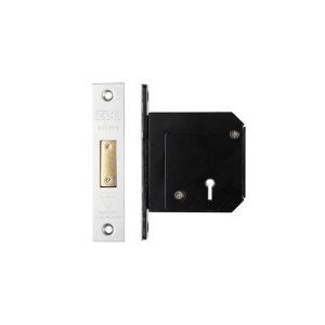 British Standard 5 Lever Deadlock - 80mm c/w Esc - Keyed Alike - Chubb Retro Fit 3G114