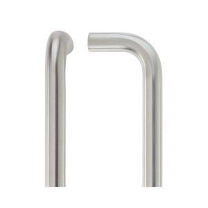 19mm D Pull Handle - 225mm Centers - Bolt Through Fixings