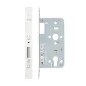 Din Euro Deadlock- Backset  55mm - 2 Pc Forend - Square