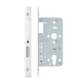 Din Euro Deadlock- Backset  60mm - 2 Pc Forend - Square