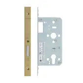 Din Euro Deadlock - Backset 60mm - 2 Pc Forend - Square - Single Throw