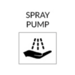 Myriad Matte Silver Recycled 900ml Spray Soap Dispenser