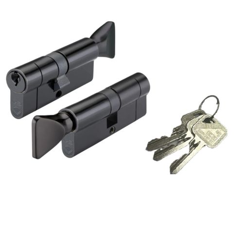 100mm Euro Cylinder and Turn Keyed to Differ