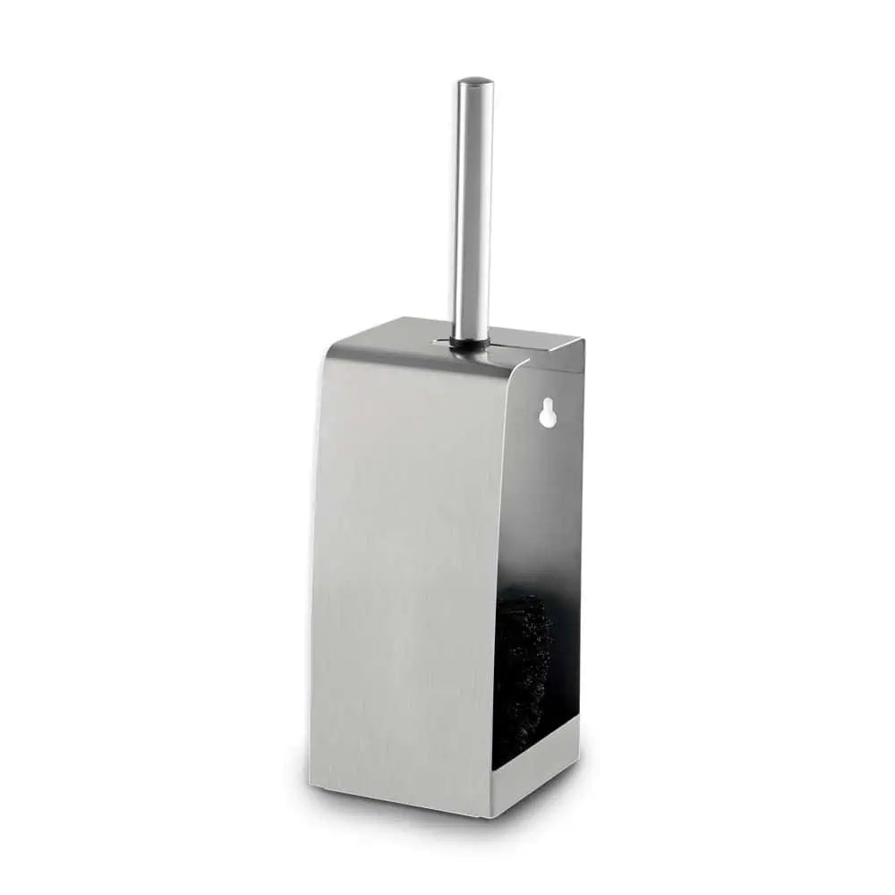 Ecoline Matte Black Toilet Brush Set Holder