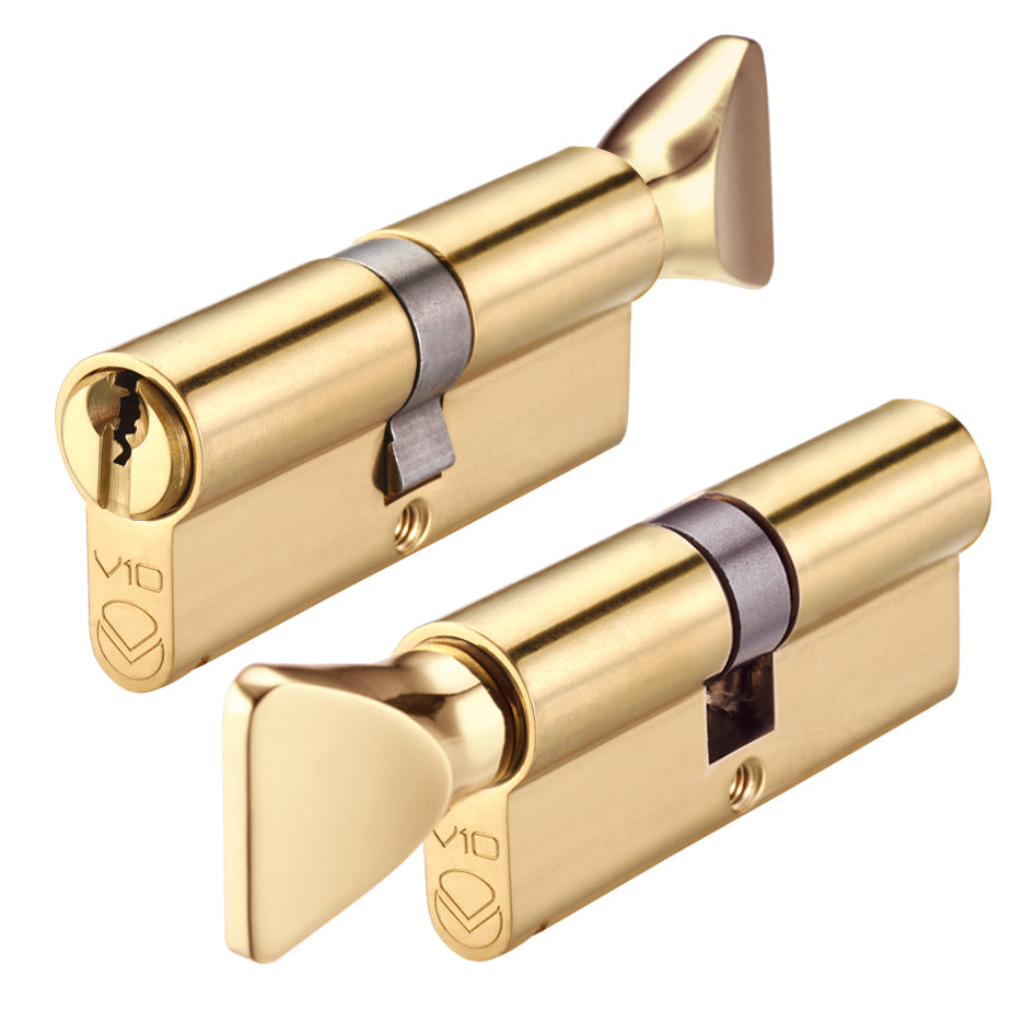 V10 Euro Cylinder and Turn 70mm KTD