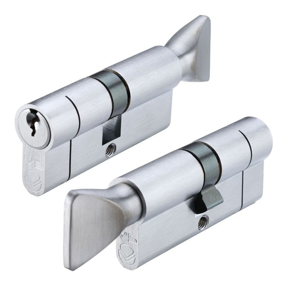 V5 100mm Euro Cylinder and Turn Keyed Alike