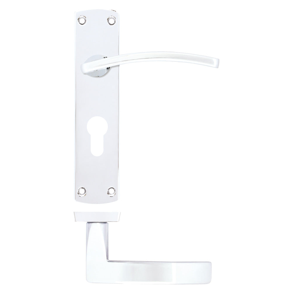 Toledo Lever on Euro Backplate