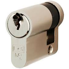 P5 40mm Euro Single Cylinder Keyed to Differ (Contract) Nickel