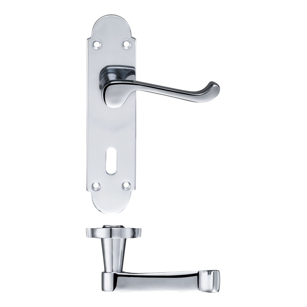 Sunk Slide Flush Bolt - 17 x 100mm