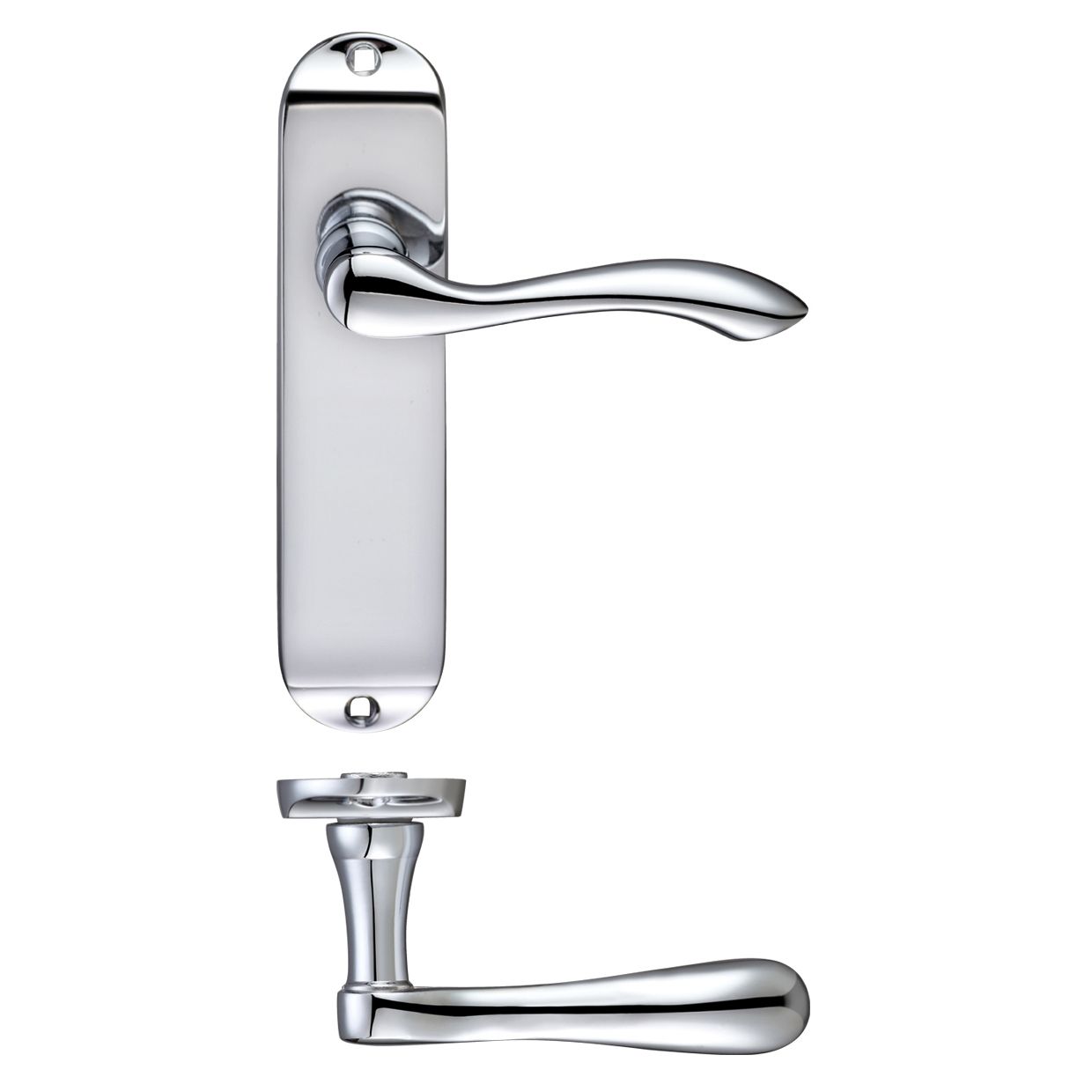 Arundel Lever Latch Furniture - Short Plate 175 x 42mm