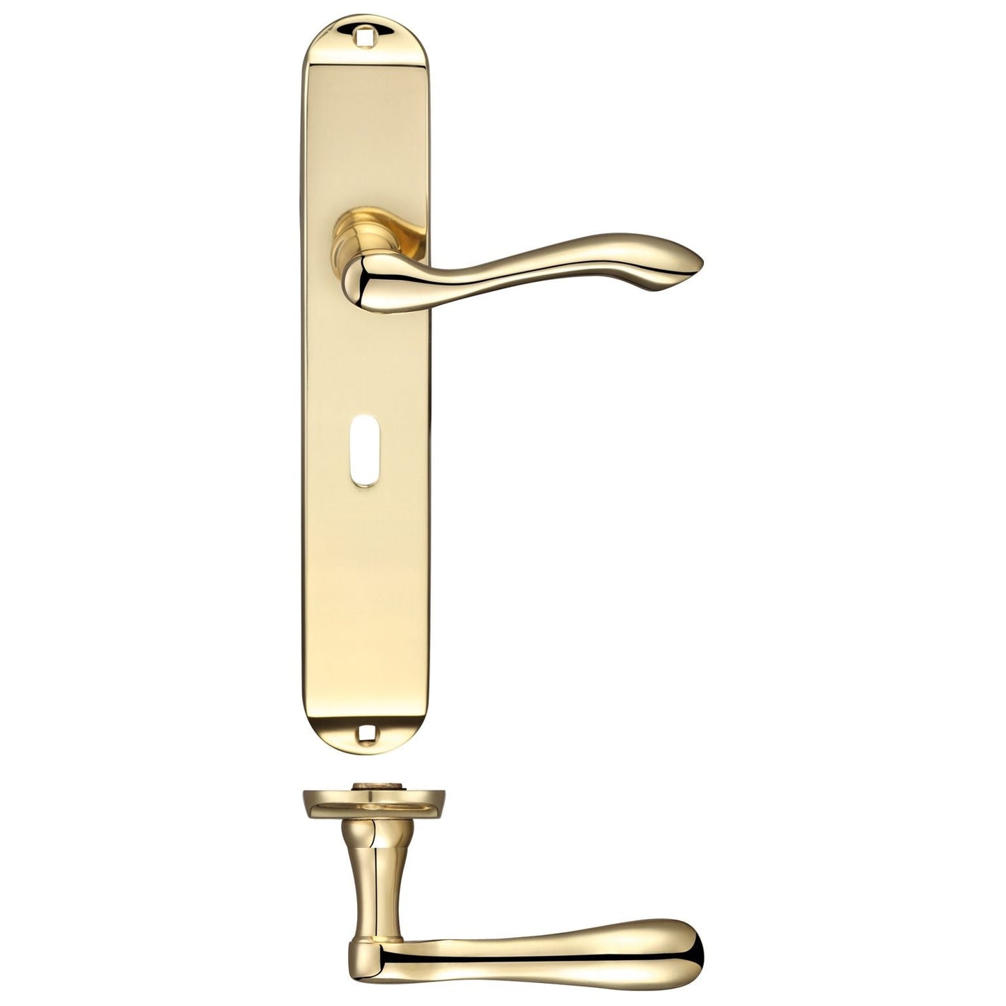 Arundel Lever Lock (57mm c/c) Furniture - Long Plate 245 x 42mm