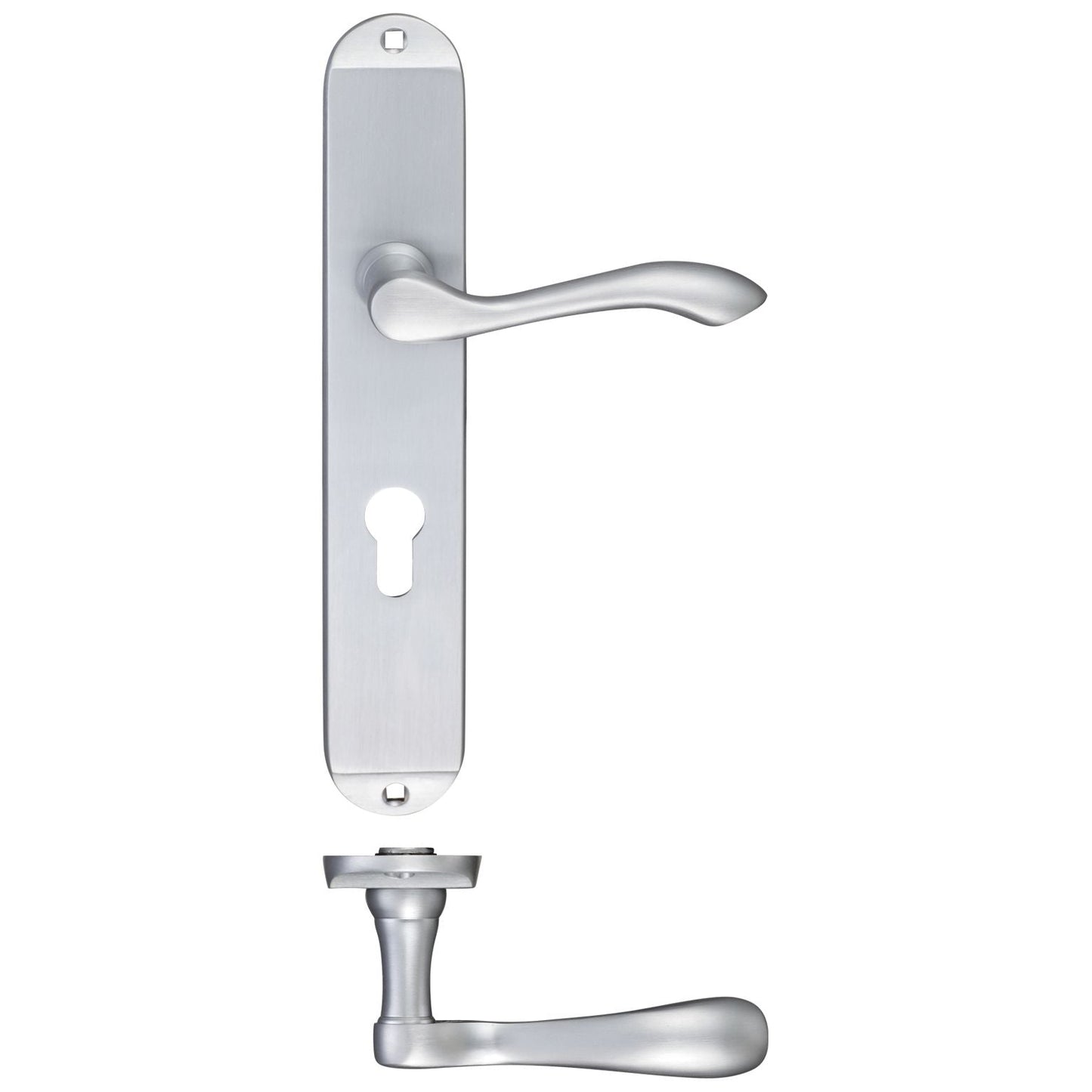 Arundel Lever Euro Lock (47.5mm c/c) Furniture - Long Plate 245 x 42mm