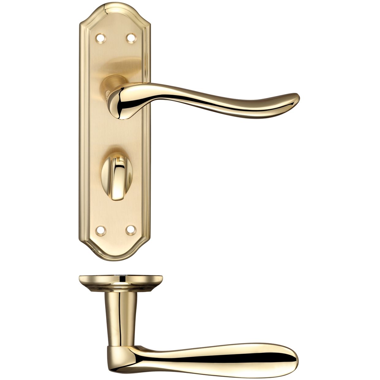 Lincoln Lever Bathroom (57mm c/c) Furniture    180 x 48mm