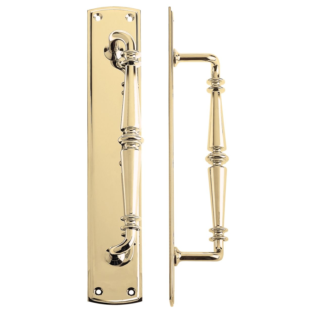 Std. Key Profile Victorian Escutcheon - 32mm Dia / Brass
