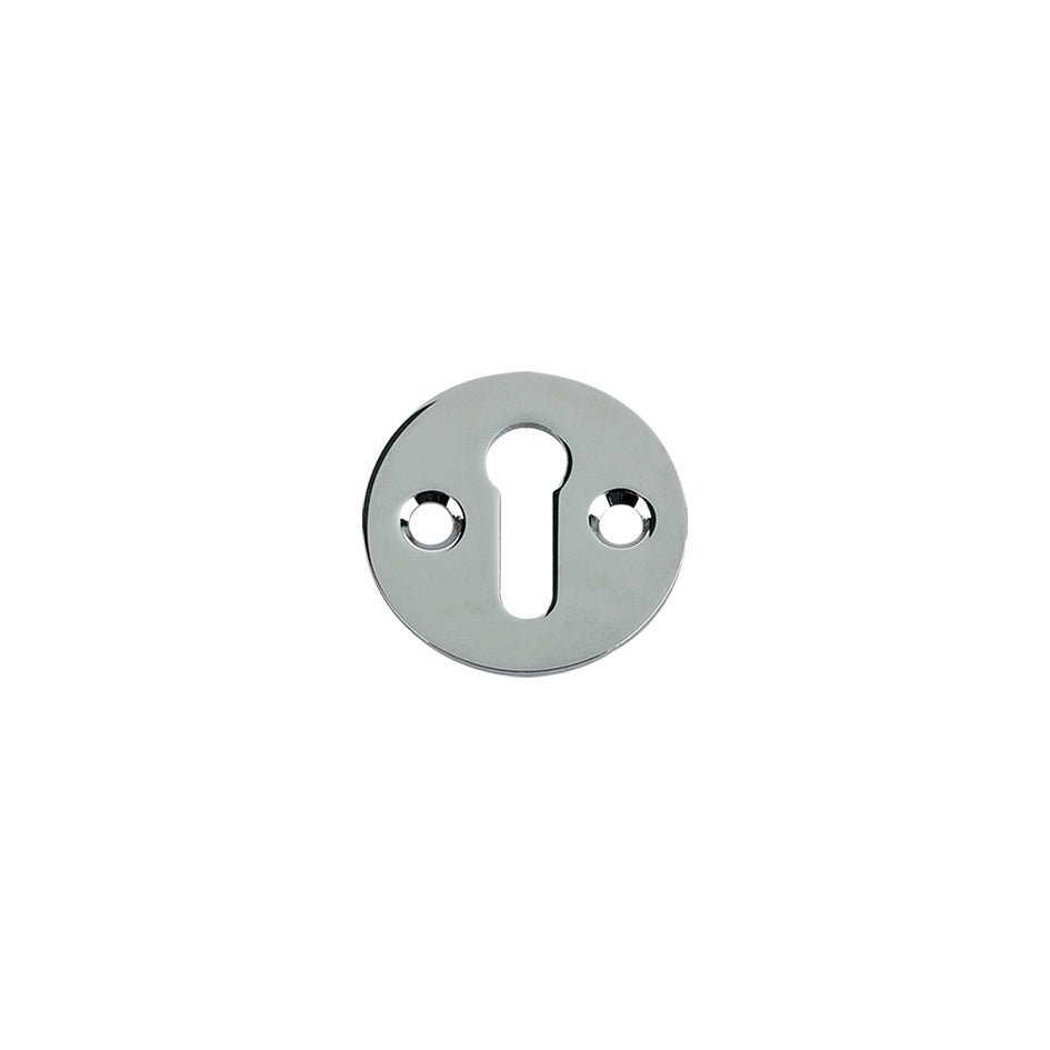 Std. Key Profile Victorian Escutcheon - 32mm Dia / Brass