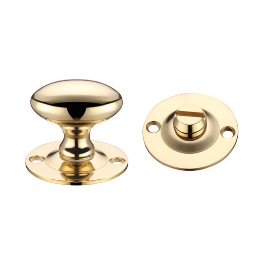 Oval Thumb Turn with Coin Release - 5mm Spindle
