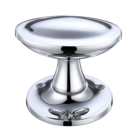 Oval Stepped Mortice Knob Furniture - 60mm Rose Diameter
