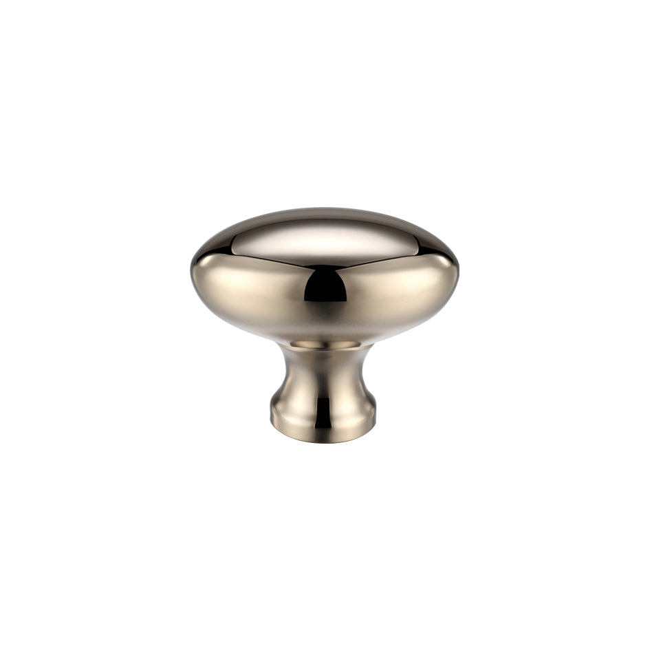 Oval Cupboard Knob - 32mm Diameter