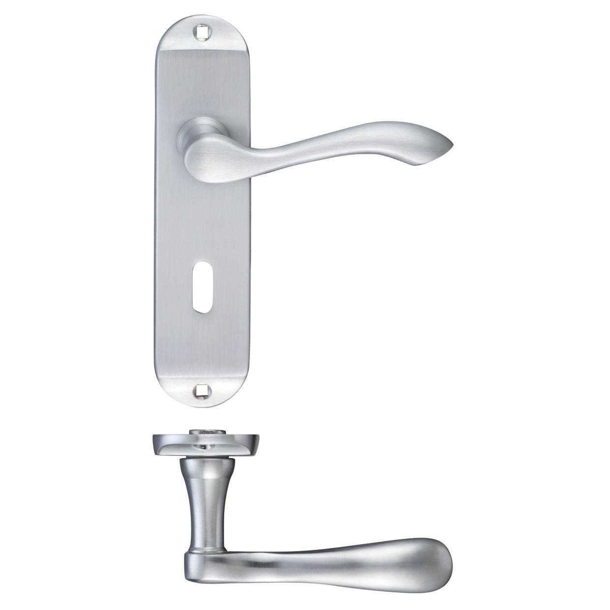Project Arundel Lever on Lock Backplate - 180mm x 40mm