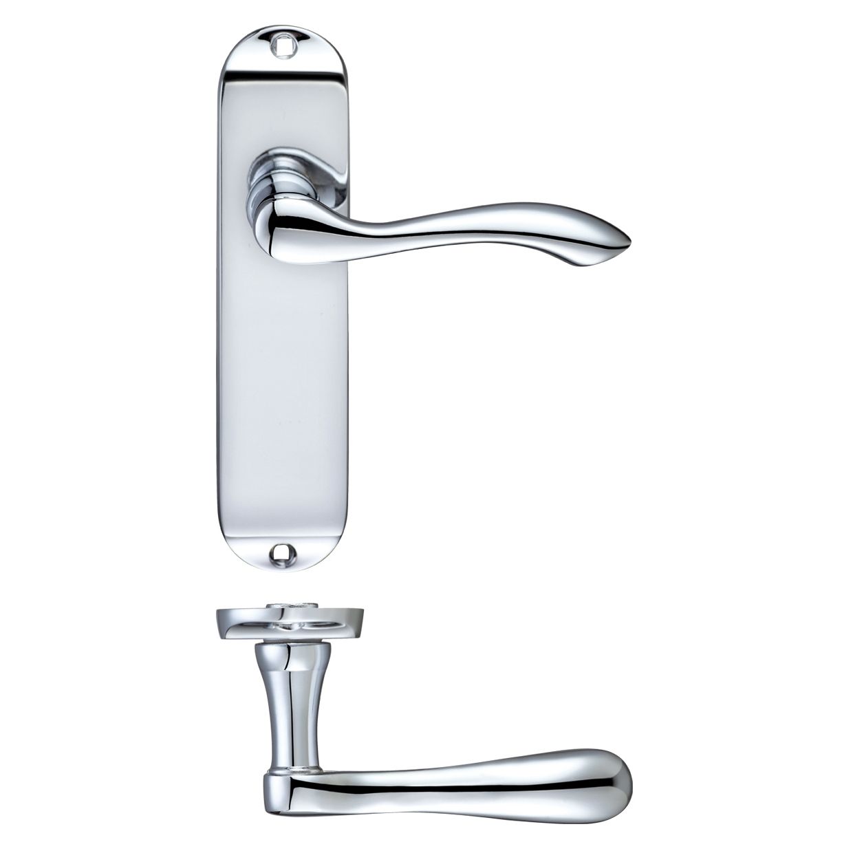 Project Arundel Lever on Latch Backplate - 180mm x 40mm
