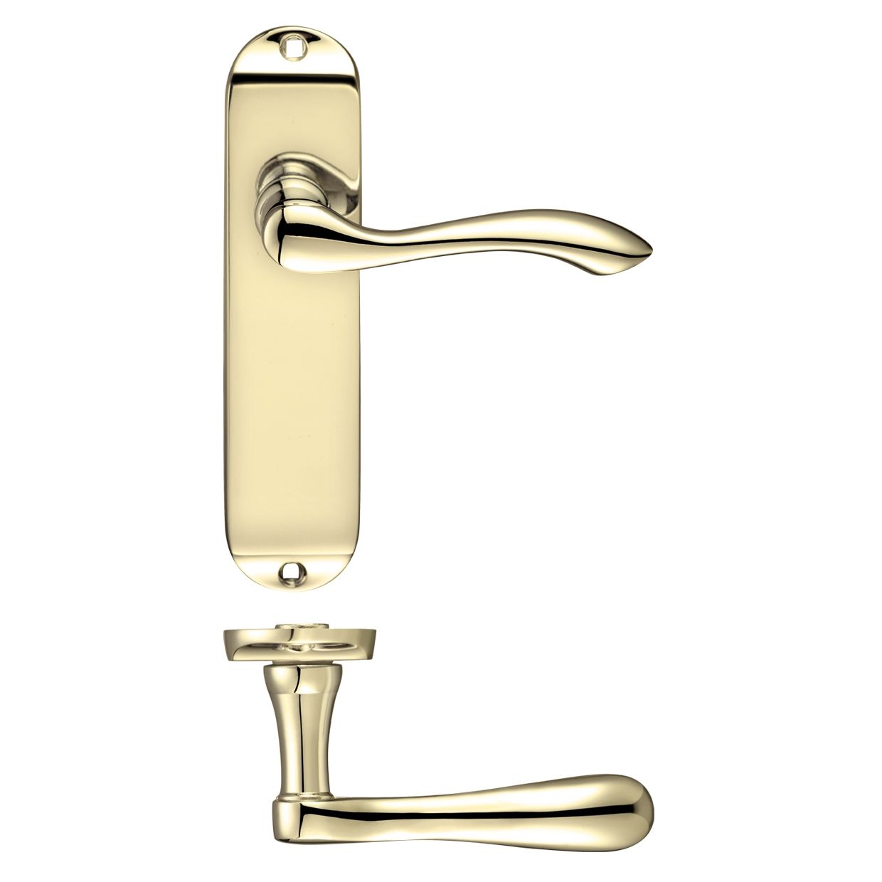 Project Arundel Lever on Latch Backplate - 180mm x 40mm