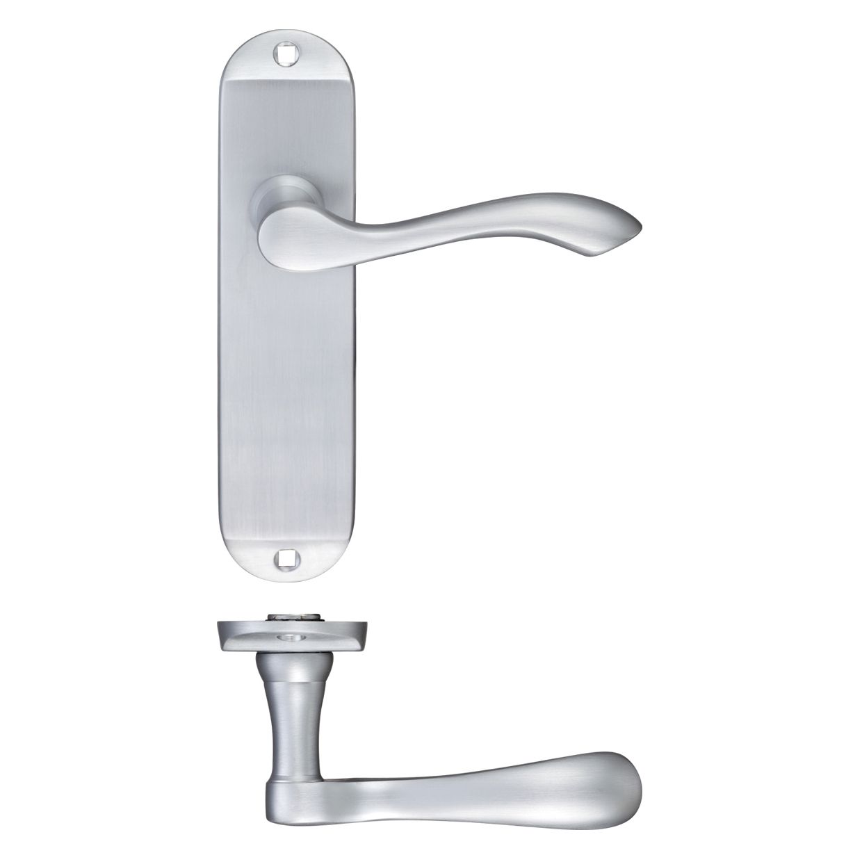 Project Arundel Lever on Latch Backplate - 180mm x 40mm