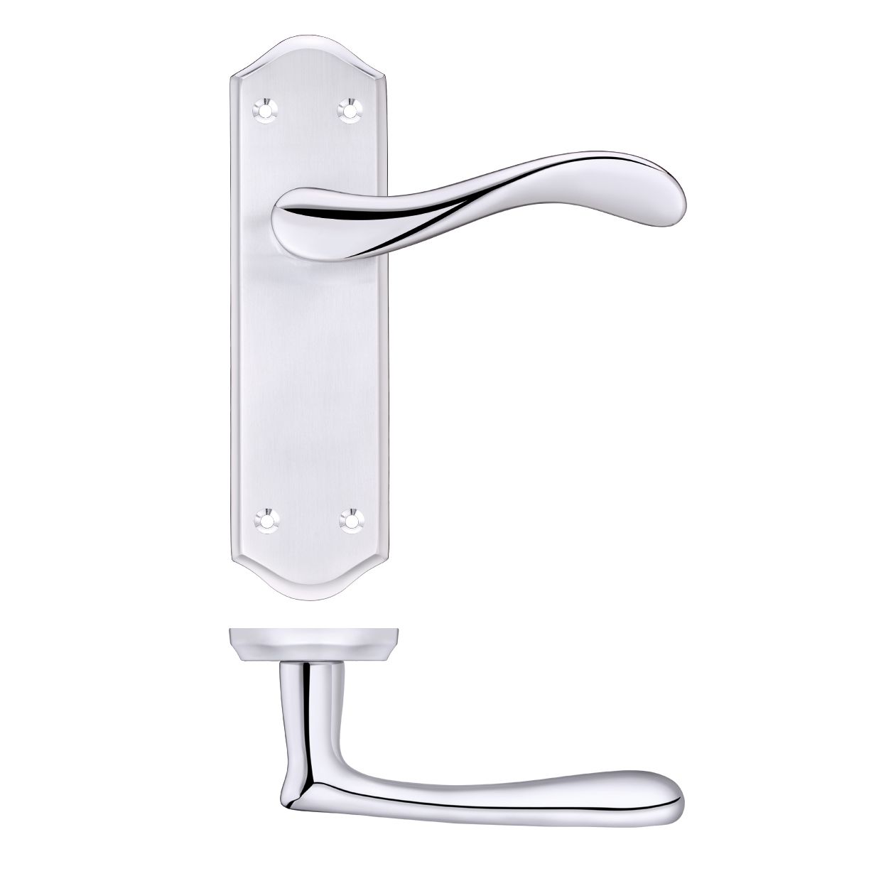 Project Asti Lever on Latch Backplate