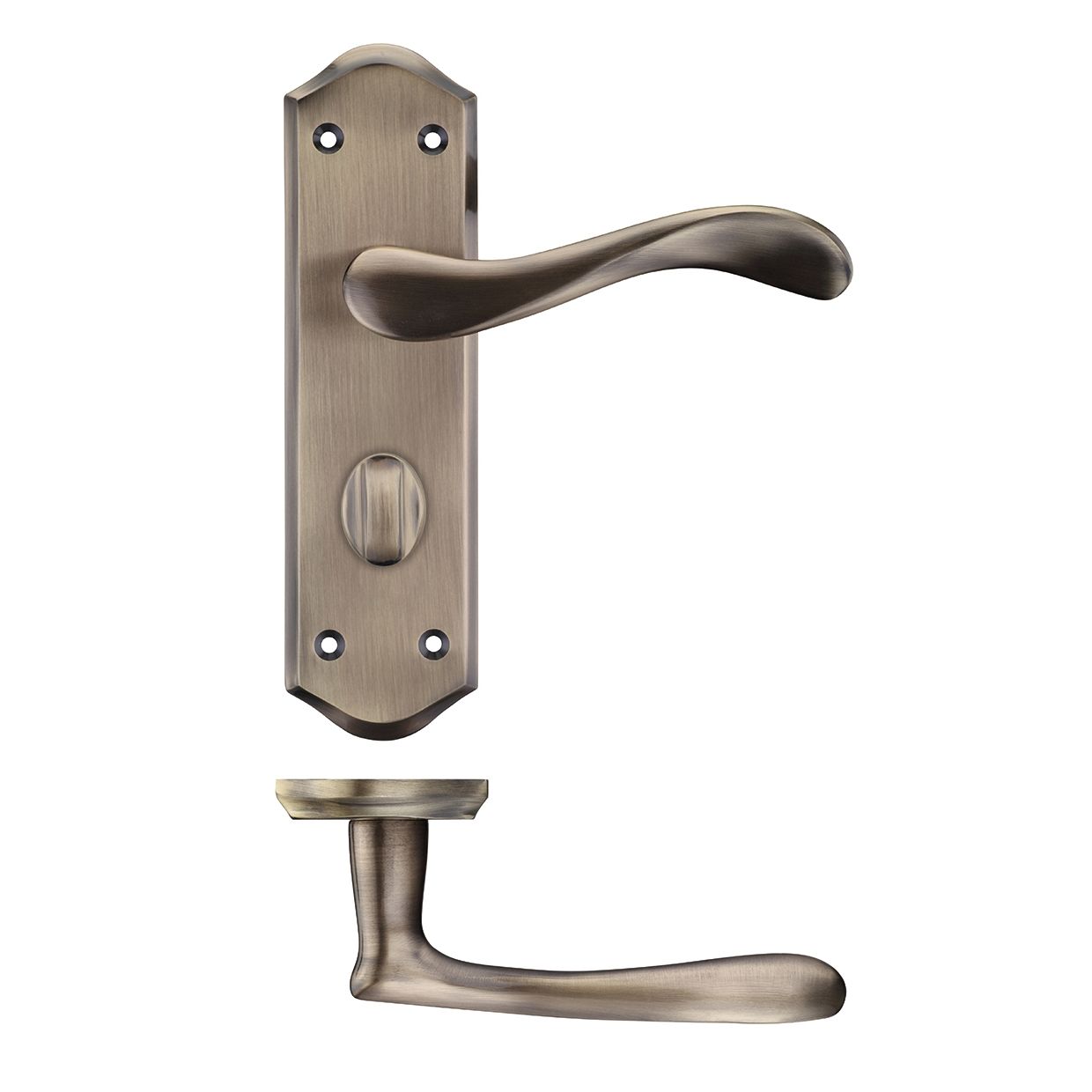 Project Asti Lever on Bathroom Backplate