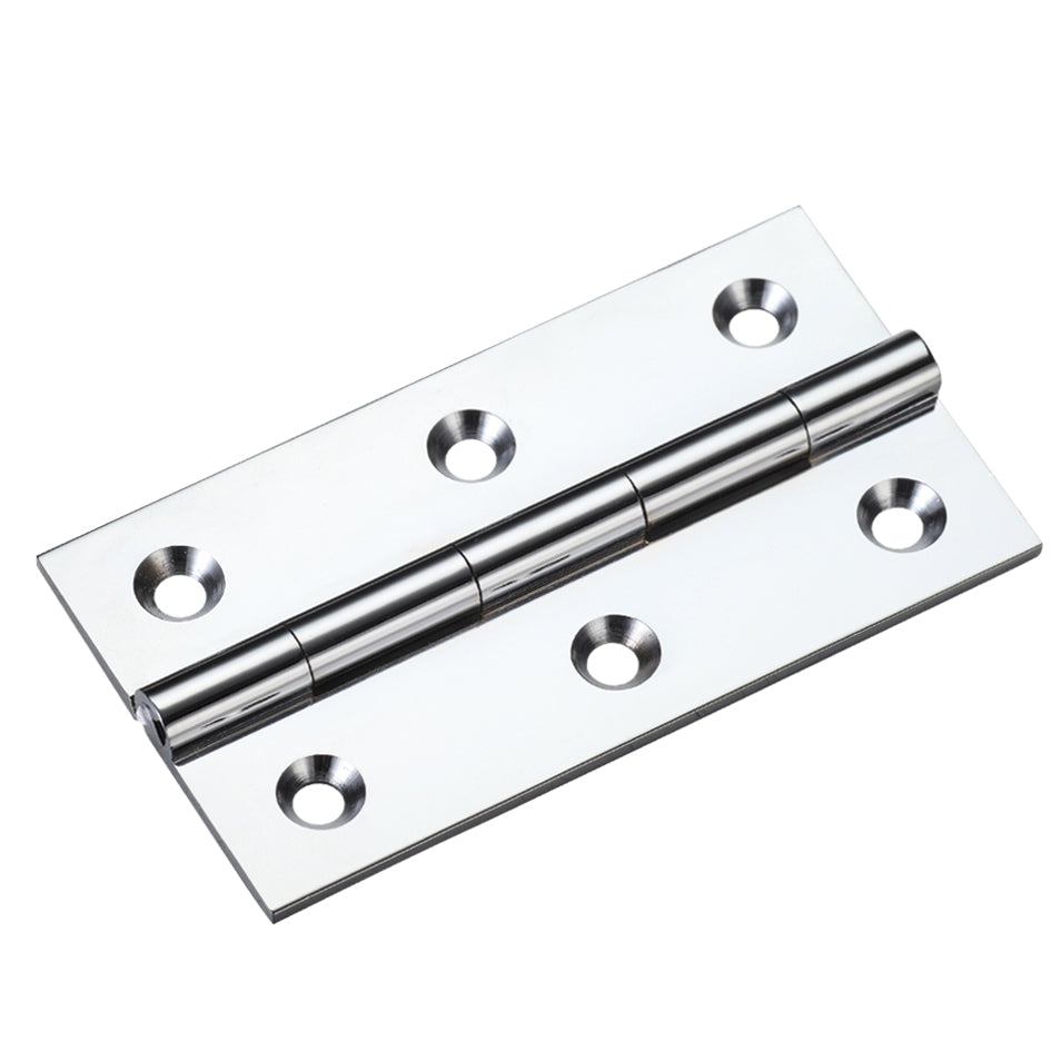 Solid Drawn Brass Butt Hinge - 75 x 41 x 2mm