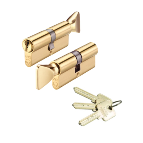 V10 Euro Cylinder and Turn 40/60mm Master Keyed
