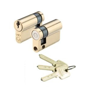 V10 Euro Single Cylinder 50mm Master Keyed