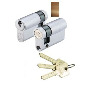 V10 Euro Single Cylinder 46mm Master Keyed