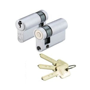 V10 Euro Single Cylinder 42mm Keyed Alike