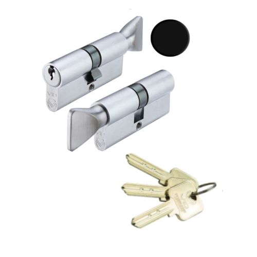 V10 Euro Cylinder and Turn 35/45mm Master Keyed