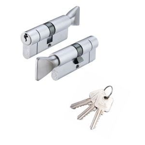 100mm Euro Cylinder and Turn Keyed to Differ