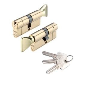 V5 45/35mm  Euro Cylinder and Turn Master Keyed