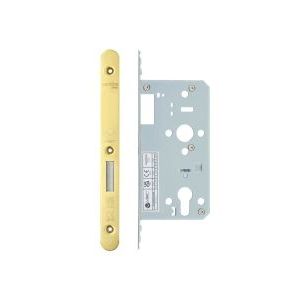 Din Euro Deadlock- Backset  60mm - 2 Pc Forend - Radius - Single Throw
