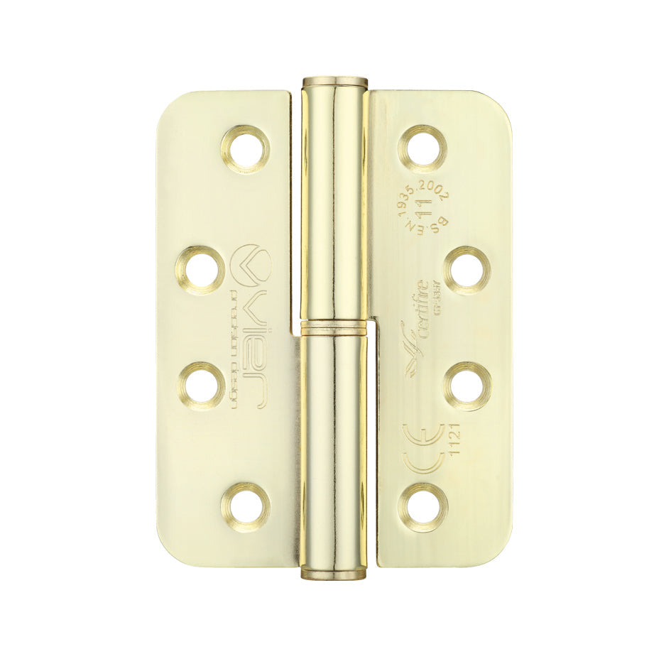 Grade 11 Lift Off Hinge Steel - Radius - 102 x 76 x 3mm