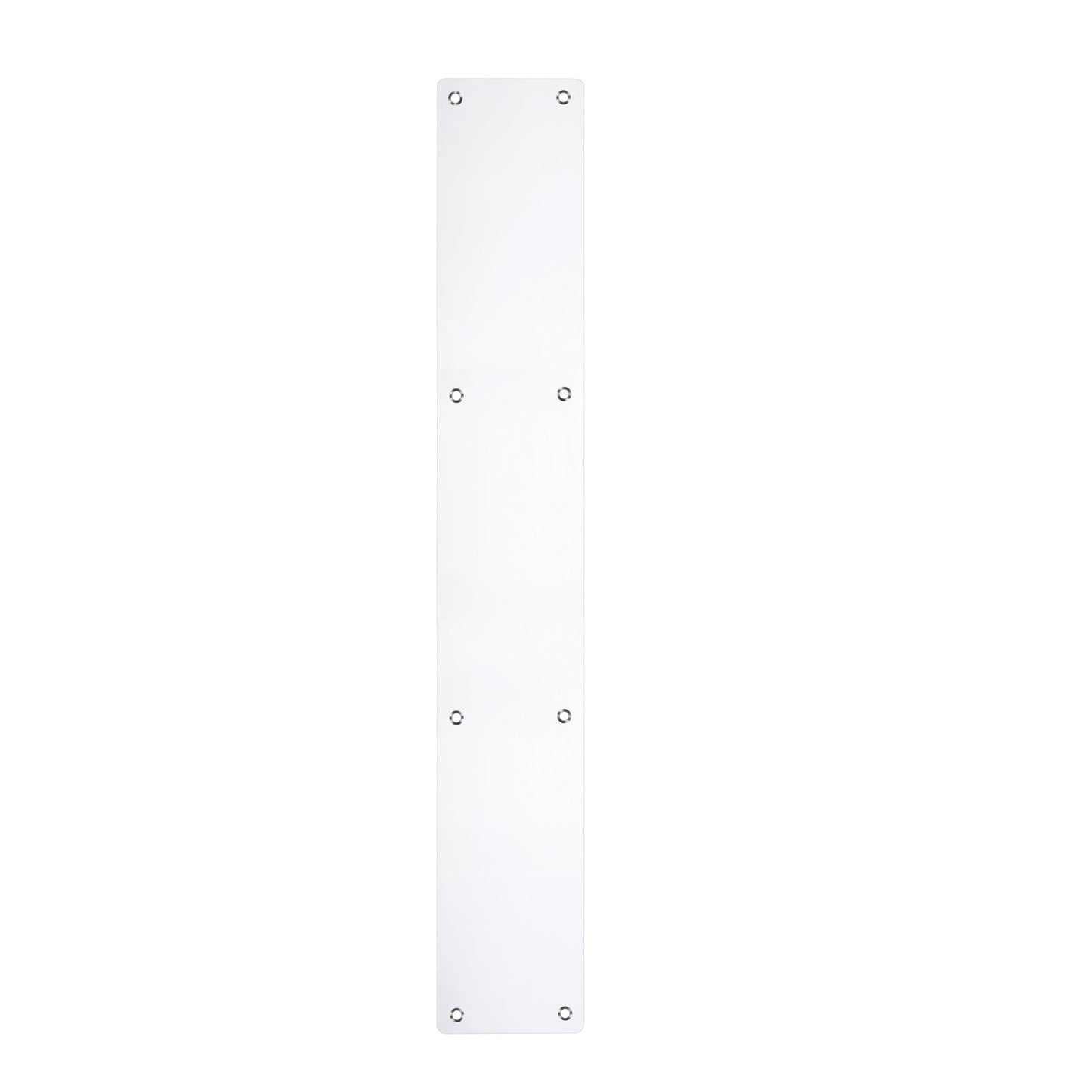 Finger Plate - Blank (Rounded Corner) 75mm x 475mm