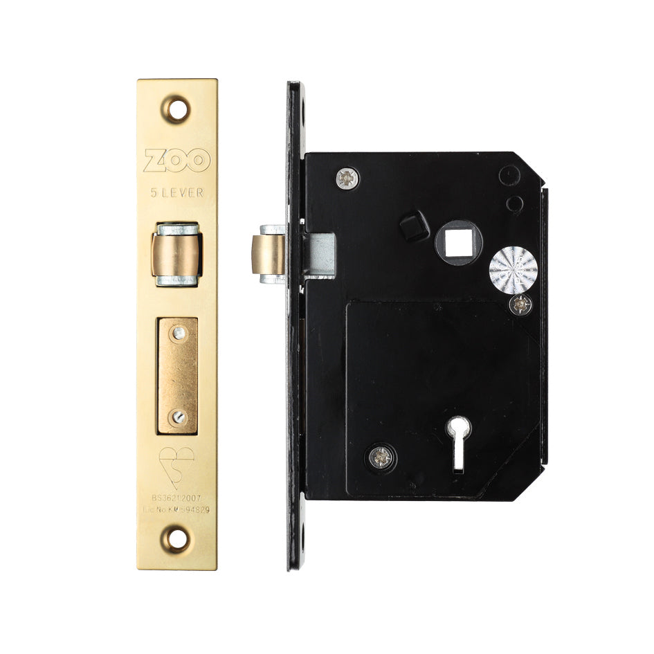 British Standard 5 Lever Roller Sashlock - 80mm - Keyed Alike - Chubb Retro Fit 3K74