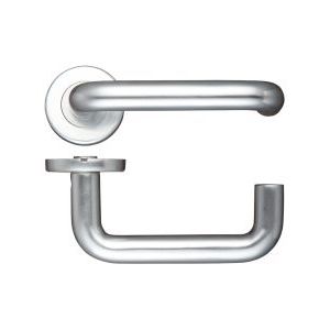 19mm Return to Door Lever on Round Rose