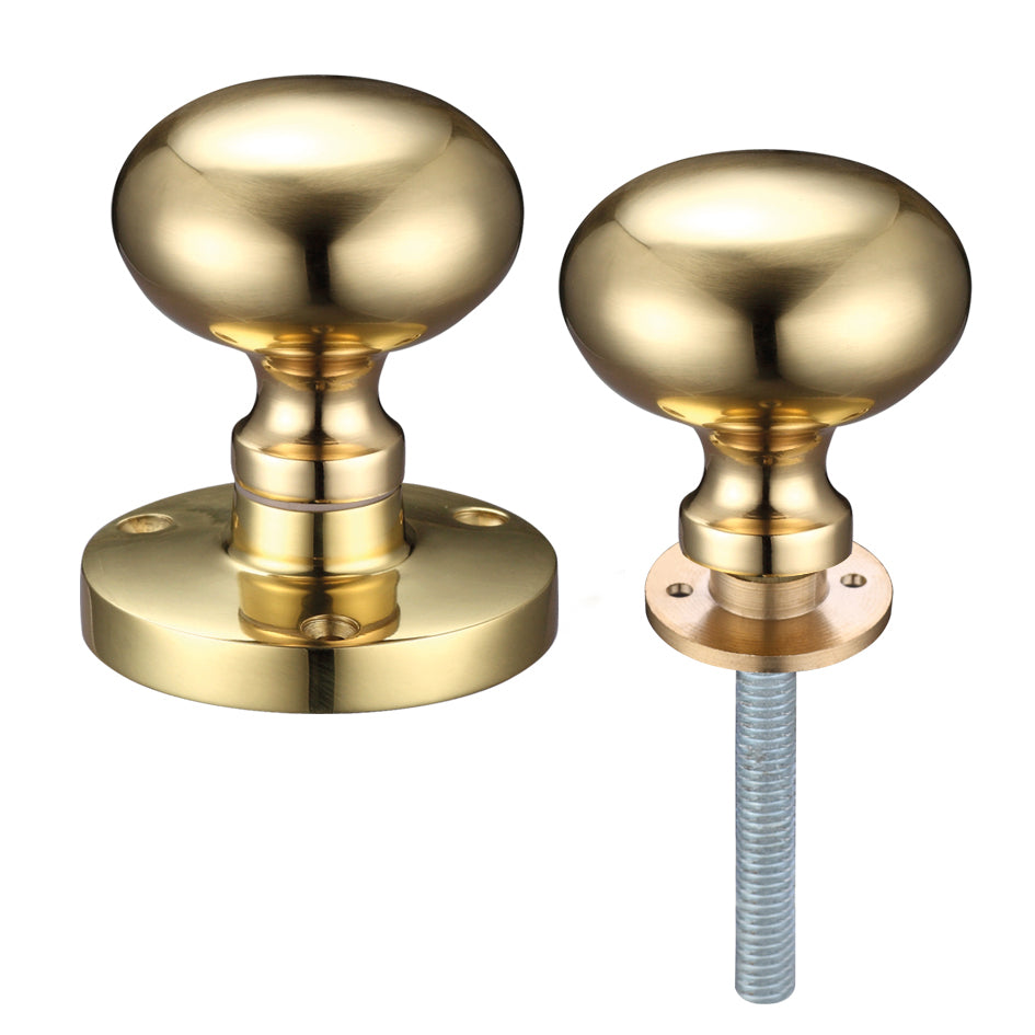 Zoo Mushroom Mortice Knob - 61.5mm Rose Diameter, 52mm Diameter Knob