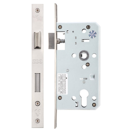 DIN Euro Sashlock - 72mm c/c - Backset 55mm