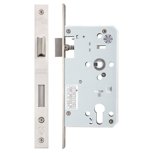 Din Euro Sashlock - 72mm c/c Backset 60mm