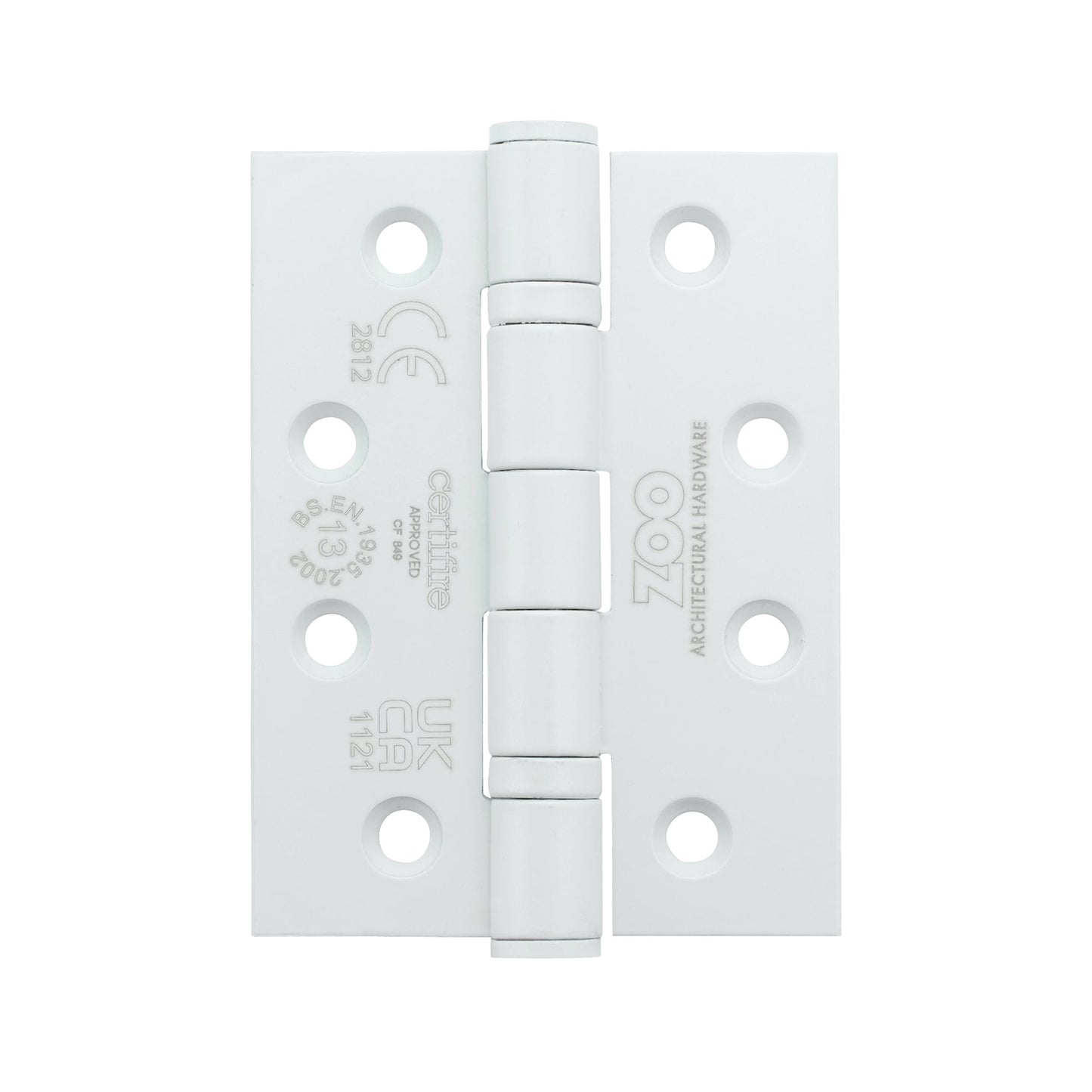 Grade 13 Hinges - Ball Bearing 102mm x 76mm x 3mm Pair And a Half Square Corner